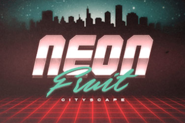 Neon fruit cityscape game image