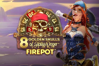 8 golden skulls of holly roger megaways game image