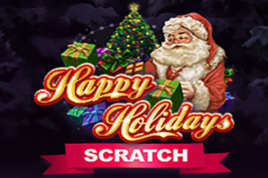 Happy holidays scratch game image