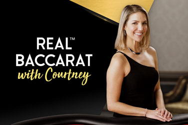 Real baccarat with courtney game image