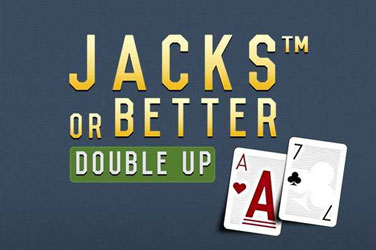Jacks or better double up game image