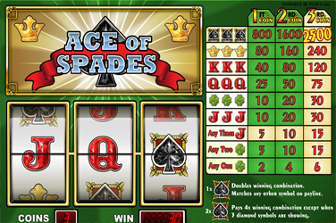 Ace of spades game image