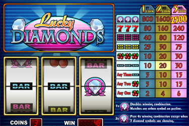 Lucky diamonds game image