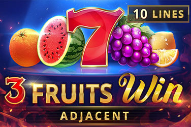 3 fruits win: 10 lines game image