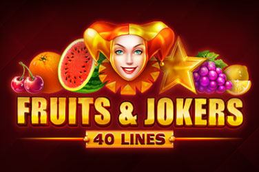 Fruits & jokers: 40 lines game image