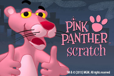 Pink panther scratch game image
