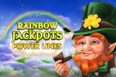 Rainbow jackpots power lines game image