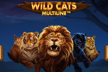 Wild cats multiline game image