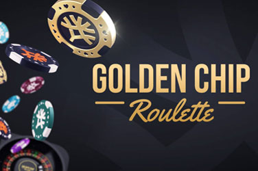 Golden chip roulette game image